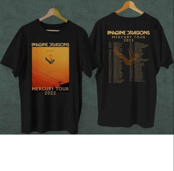Imagine Dragons Mercury Tour 2022 Unisex T Shirt Concert