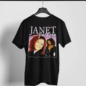 Janet Jackson Singer Retro T Shirt