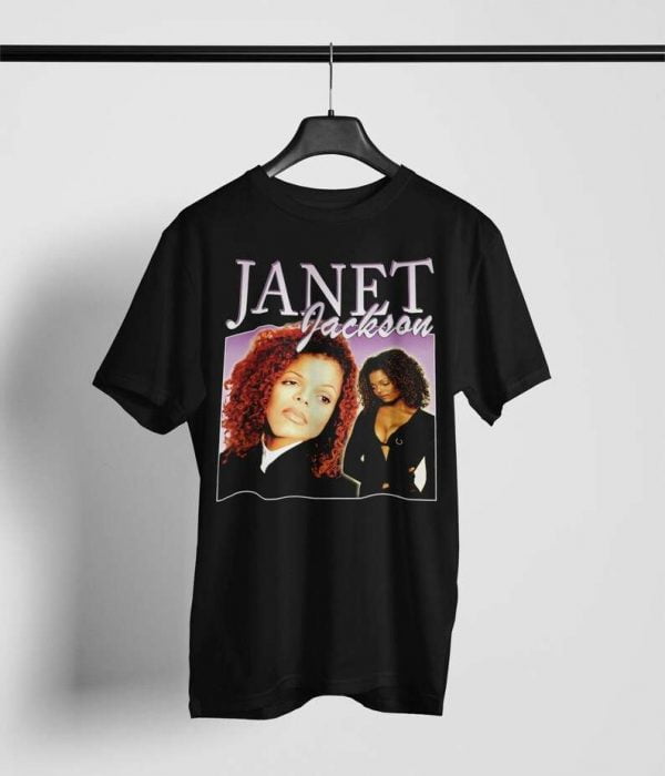Janet Jackson Singer Retro T Shirt