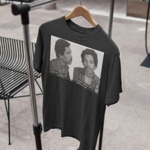 Jimi Hendrix Mugshot T Shirt Guitarist