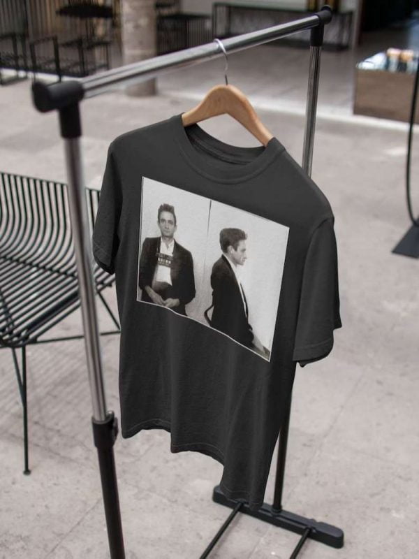 Johnny Cash Mugshot T Shirt Singer