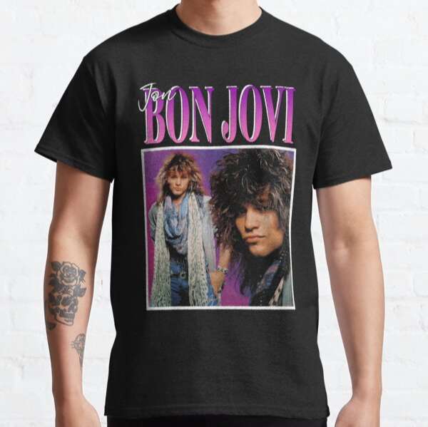 Jon Bon Jovi Classic T Shirt Music Singer
