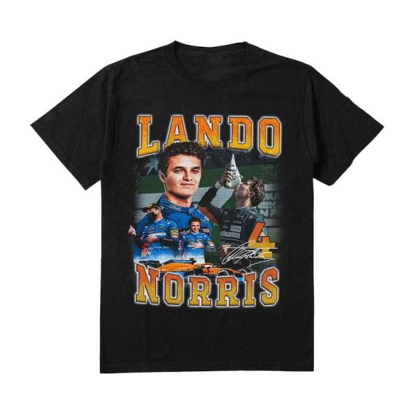 Lando Norris Grand Prix F1 Formula One T Shirt