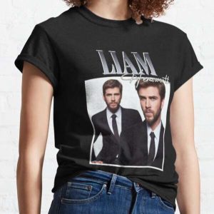 Liam Hemsworth Classic T Shirt Movie Actor