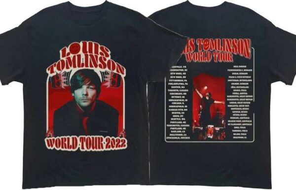 Louis Tomlinson World Tour 2022 T Shirt Concert