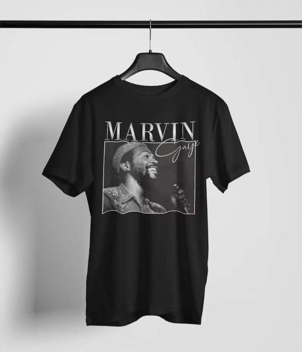 Marvin Gaye Singer Retro T Shirt