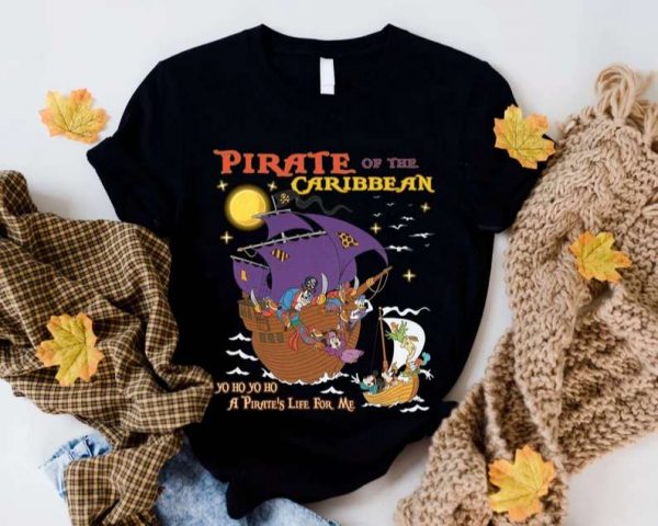 Mickey Mouse And Friends Pirates Of The Caribbean T Shirt Disney Pirates