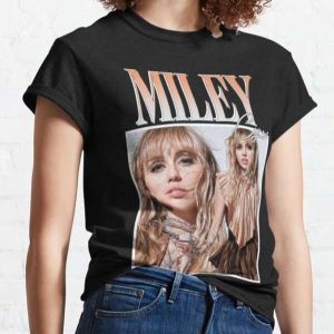 Miley Cyrus Classic T Shirt Music Singer