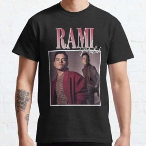 Rami Malek T Shirt Film Movie Actor