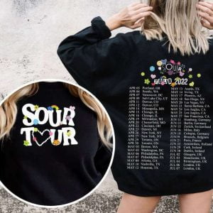 Sour Tour 2022 Sweatshirt T Shirt Olivia Rodrigo