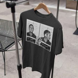 Steve McQueen Mugshot T Shirt Bullit The Great Escape