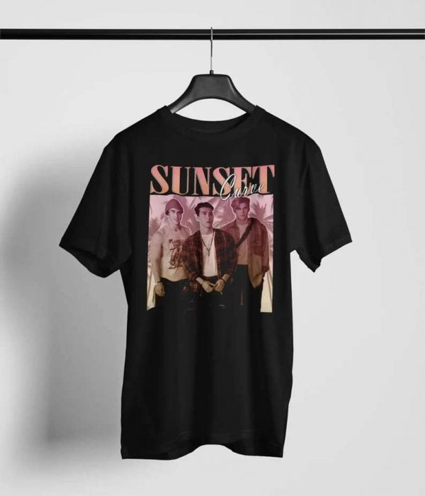 Sunset Curve Band Retro T Shirt