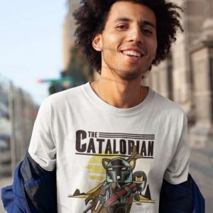 The Catalorian Cat Mandalorian T Shirt