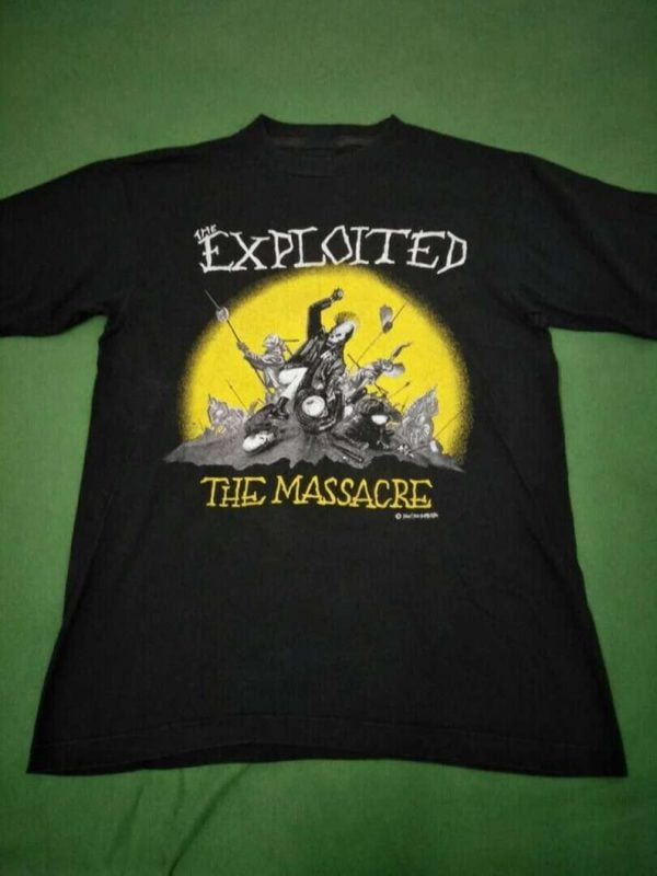 The Exploited Punk Rock Band The Massacre T Shirt