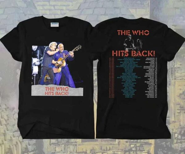The Who Hits Back North American Tour 2022 T Shirt