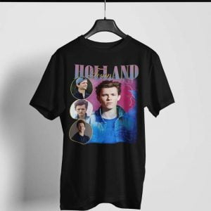Tom Holland Actor Retro T Shirt