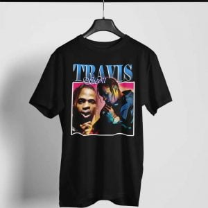 Travis Scott Rapper Hip Hop Retro T Shirt