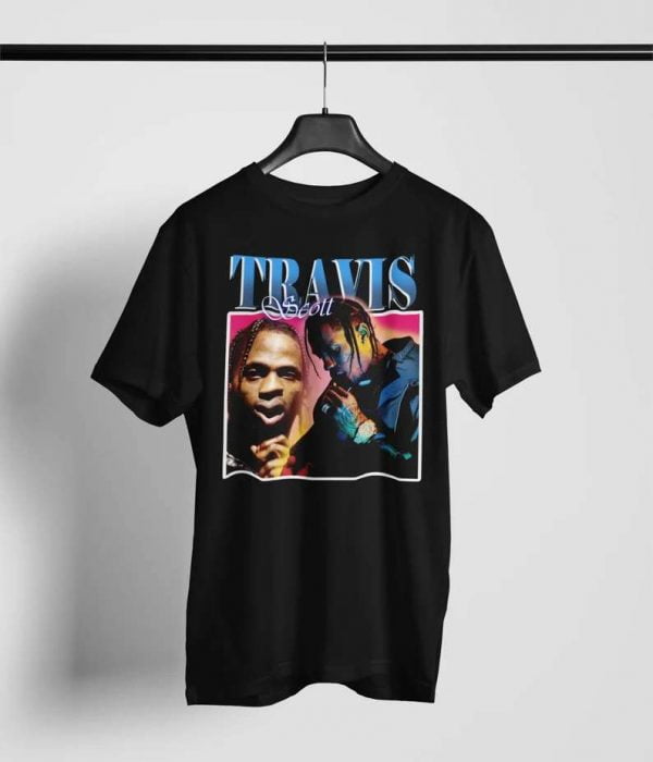Travis Scott Rapper Hip Hop Retro T Shirt