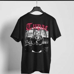 Tupac Shakur Rapper Music Retro T Shirt