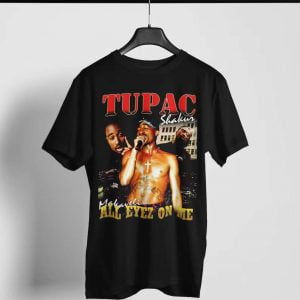 Tupac Shakur Rapper Retro T Shirt