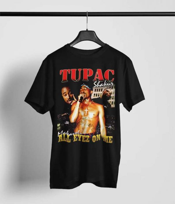 Tupac Shakur Rapper Retro T Shirt