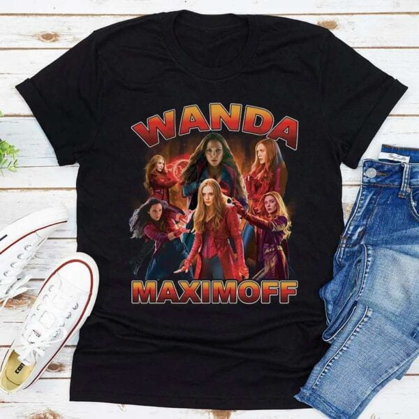 Wanda Maximoff T Shirt Scarlet Witch Elizabeth Olsen