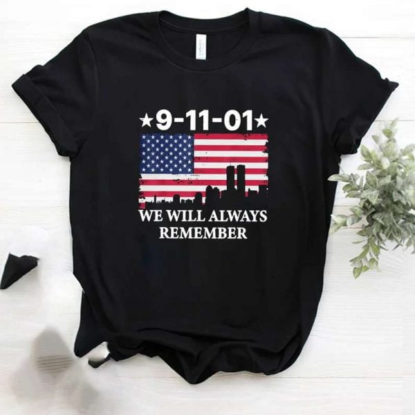 9 11 Anniversary T Shirt Never Forget 9 11 2001