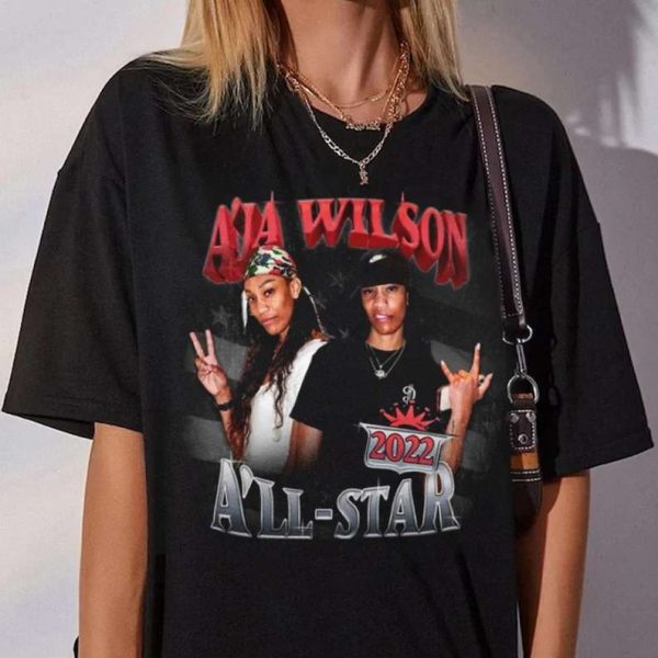Aja Wilson All Star Basketball T Shirt