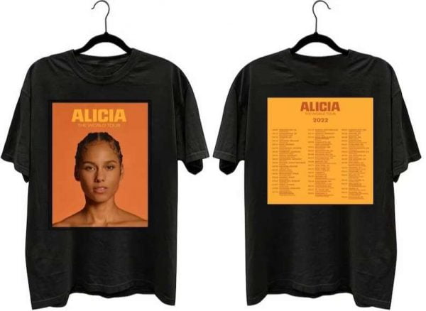 Alicia Keys Alicia The World Tour 2022 T Shirt 1