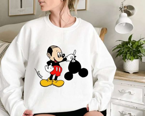 Bald Mickey Mouse Ears Memes T Shirt