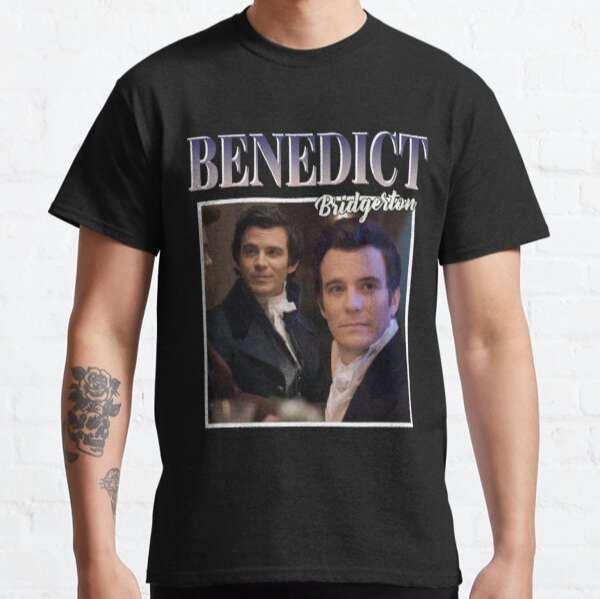 Benedict Bridgerton Film Actor T Shirt Bridgerton Movie