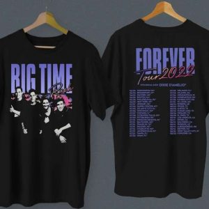 Big Time Rush Forever Tour With Dixie DAmelio 2022 T Shirt