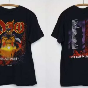 Dio Last In Line Tour T Shirt Dio Rock Band