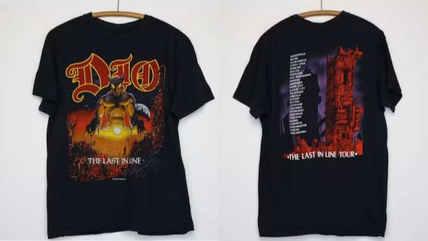 Dio Last In Line Tour T Shirt Dio Rock Band