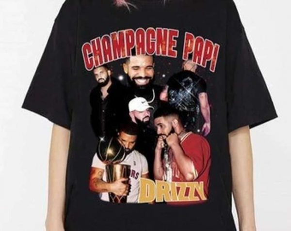 Drake Champagne Papi Rapper Tour T Shirt