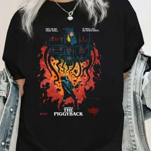 Eddie Munson Play Guitar T Shirt The Piggyback Stranger Things