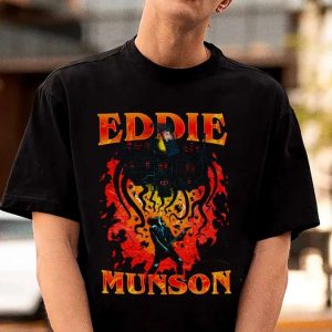 Eddie Munson Rooftop Concert Stranger Things T Shirt