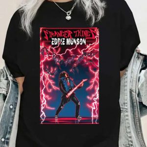Eddie Munson Stranger Things Play Guitar T Shirt