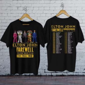 Elton John Farewell Tour 2022 Concert T Shirt