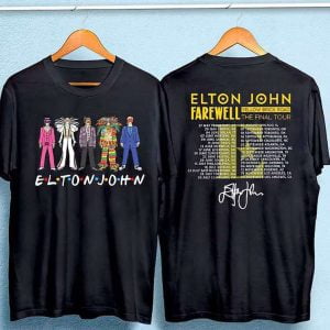 Elton John Farewell Tour 2022 T Shirt Concert Music