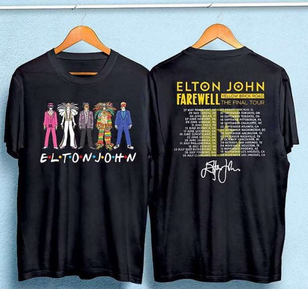 Elton John Farewell Tour 2022 T Shirt Concert Music