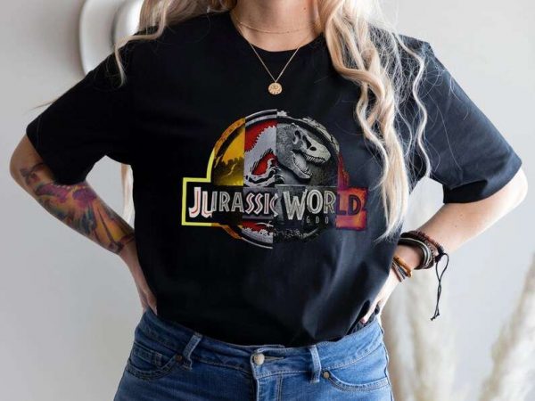 Jurassic World Dominion T Shirt Jurassic Park Dinosaur T Rex