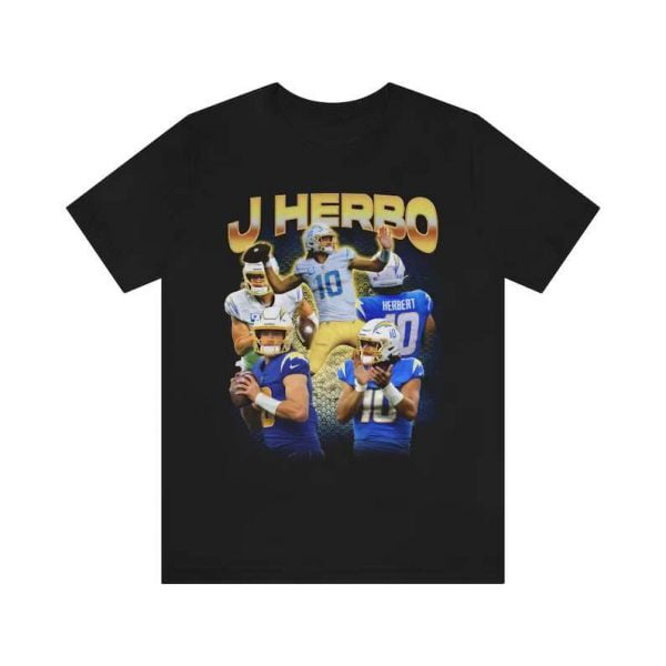 Justin Herbert T Shirt NFL Los Angeles Chargers