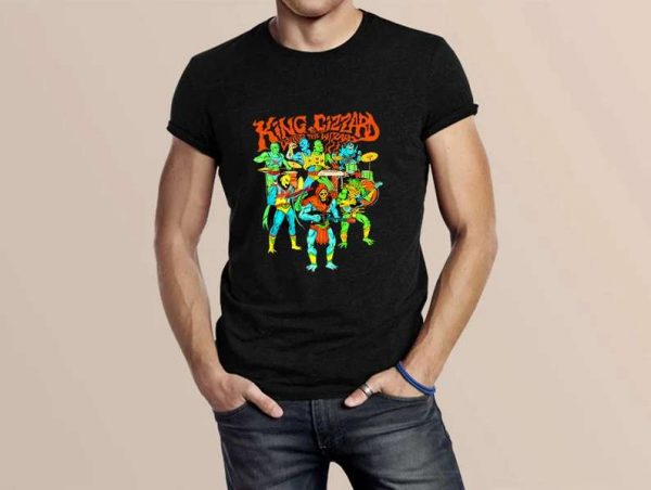 King Gizzard and The Lizard Wizard Rock Band T Shirt