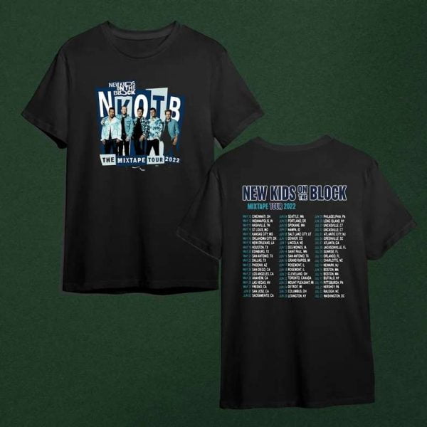 NKOTB Band New Kids On The Block The Mixtape Tour 2022 T Shirt