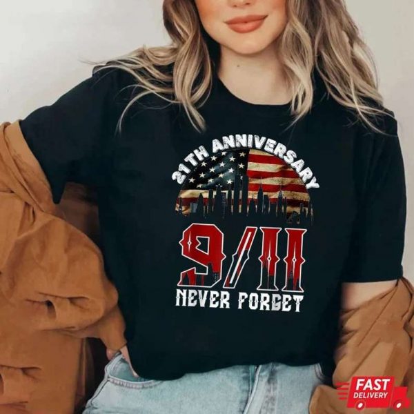 Never Forget 9 11 2001 T Shirt 9 11 Anniversary All Gave Some Some Gave All