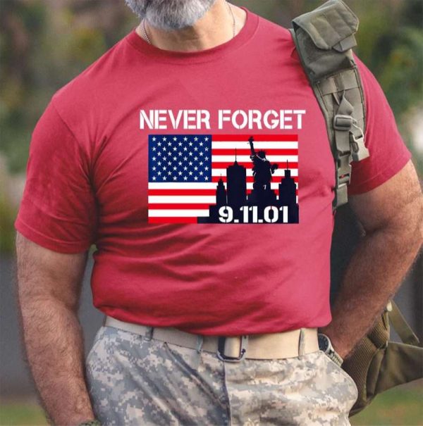 Never Forget 9 11 T Shirt Memorial