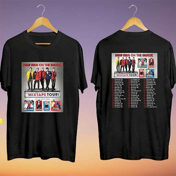New Kids On The Block Mixtape Tour 2022 T Shirt NKOTB Concert
