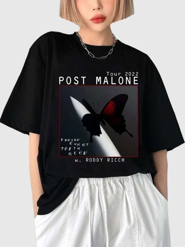 Post Malone Twelve Carat Toothache Tour 2022 T Shirt