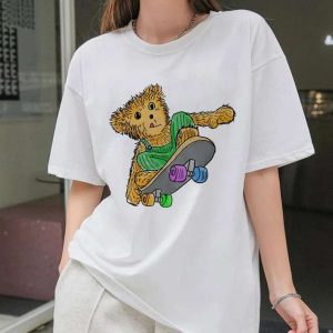 Skateboarding Bear T Shirt